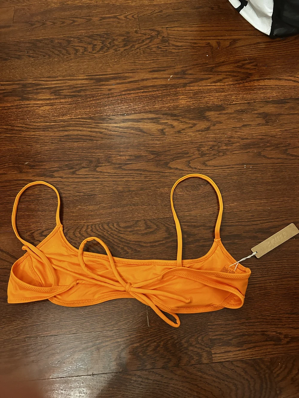 SKIMS Orange Bikini Top